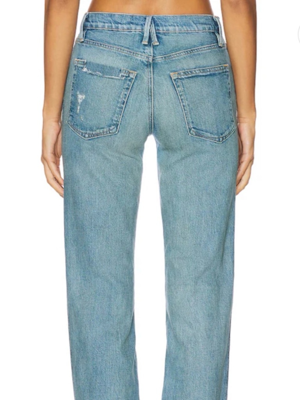 Good American Good Standard Bootcut High-rise Indigo Jeans Cowboy New Size 10